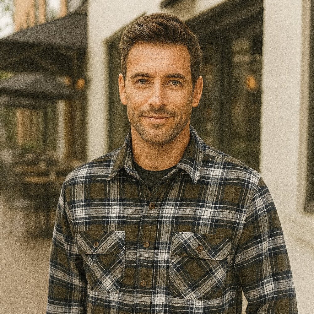 Jach's Heritage Flannel Shirt Men's Large Green Plaid Pocket Button Up Warm